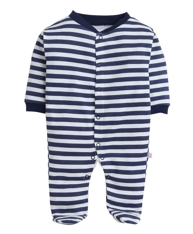 Image of Pooja Baby 100% Cotton Rompers /Sleepsuits /Jumpsuit /Night Suits for Baby Boys & Girls, Infants, New Borns