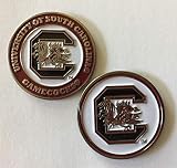 University of South Carolina Gamecocks Double Sided Golf Ball Marker