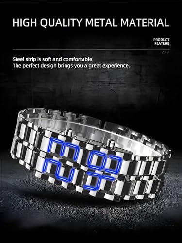 Image of Gosasa Big Face Men Digital Sports Watch Water Resistant Outdoor Easy Read Military Back Light Black Watch