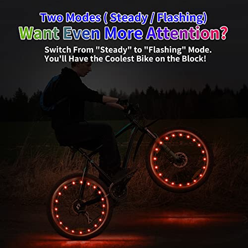Kit de luces para bicicleta DAWAY con faro delantero led y linterna trasera de seguridad vial 6