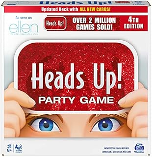 Heads Up! Party Game 4th Edition, Word Guessing Board Game for Kids and Families Ages 8 and up