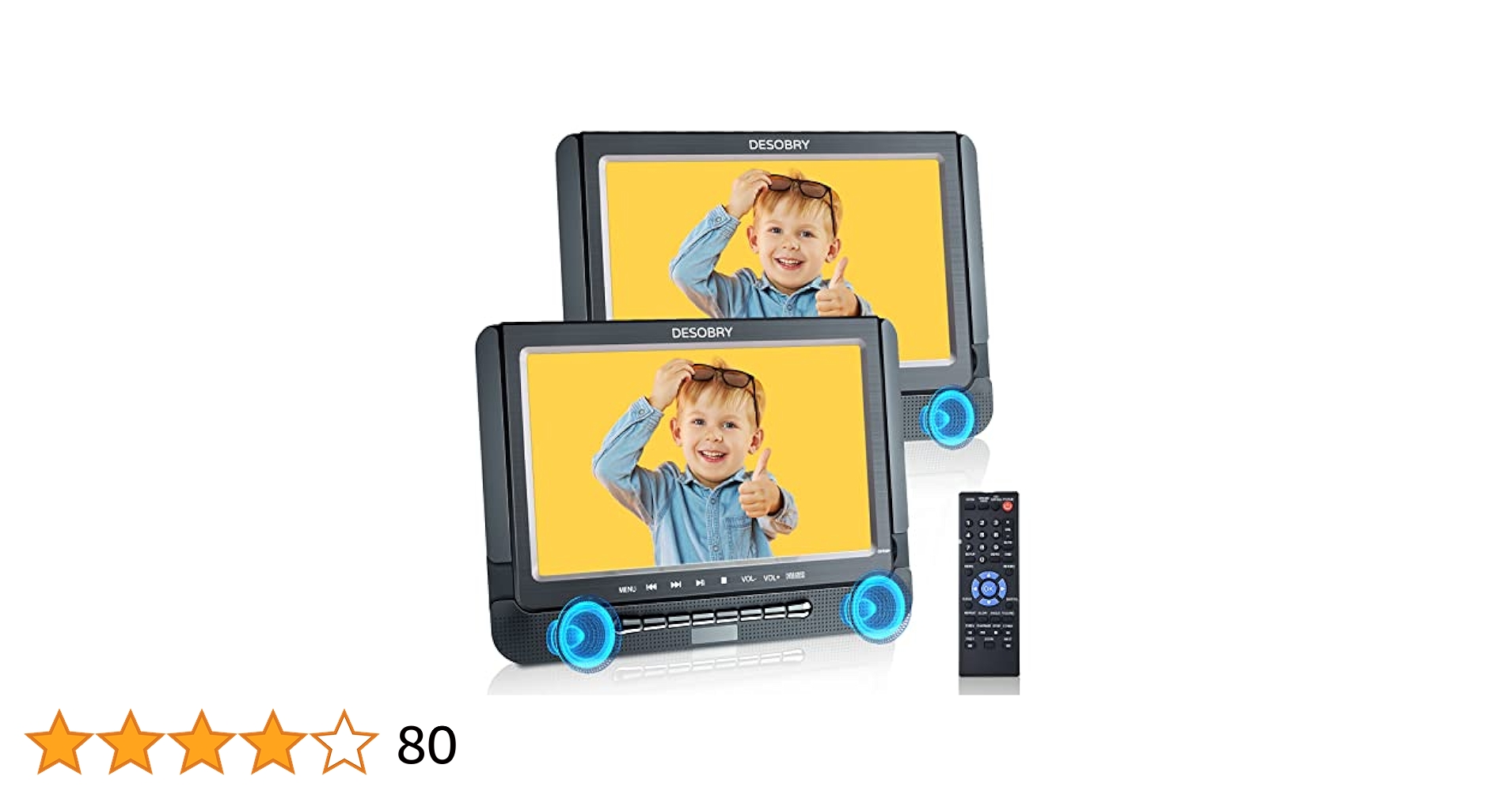 ポータブルDVDプレイヤー 2画面 車載 Amazon.co.jp: 10インチ デュアルスクリーン ポータブルDVD