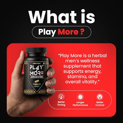 Image of Original Play Mor Capsule African Herbs Premium, Natural Ingredients for Overall Health & Balanced Lifestyle | Play mor african herbs - 150g