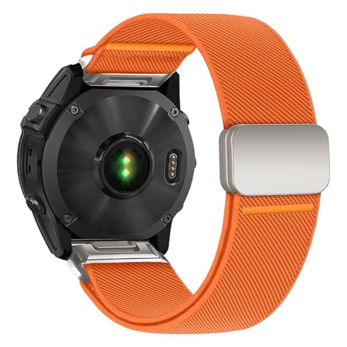 Correa de nylon 22mm para reloj Garmin con cierre magnético miniatura 1