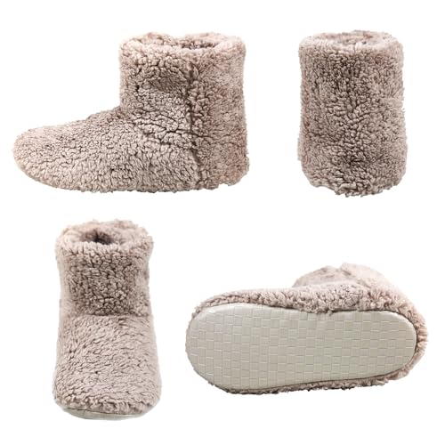 Giltpeak Boot Slippers for Women Indoor, Slipper Socks for Women, House Booties, Cozy Warm Lined Slippers for Non-Slip Indoor Slippers3