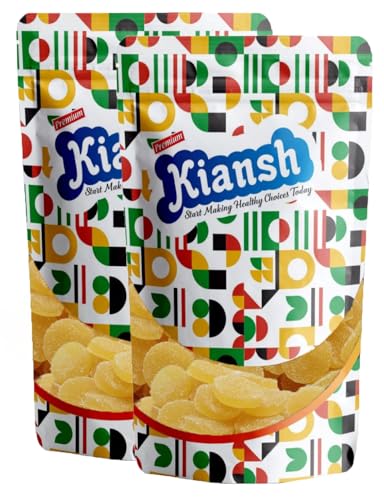 Image of Kiansh Dry fruits Nuts And Seeds (Dried Pineapple coin, 400g)