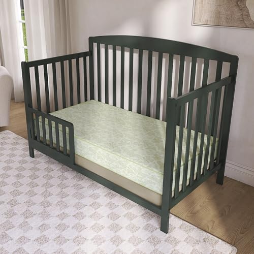 Image of Dream On Me Superior Slumber Mattress, Fits Standard Full-Size Cribs & Toddler Beds, Reversible Design, 52 inch x 28 inch x 6 inch, Waterproof Vinyl Cover, GREENGUARD Gold & BSA Certified