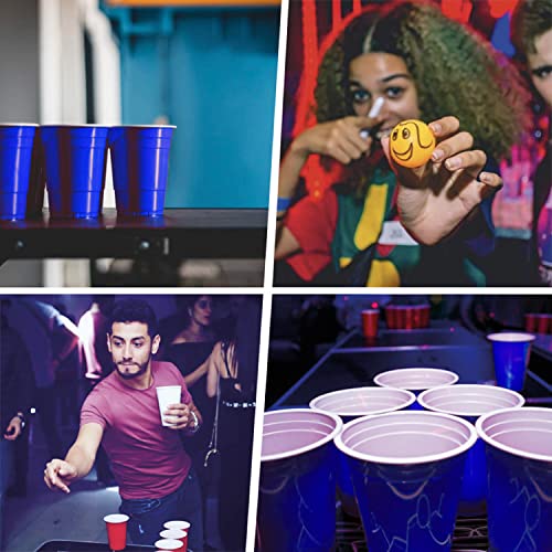 Pak van 120 Originele Officiële Bekers | 60 Blauw + 60 Rood | Amerikaanse Bier Pong Bekers 53cl | Premium Kwaliteit | Herbruikbare Plastic Bekers | Hand en Vaatwasmachine Veilig | OriginalCup® - Image 7
