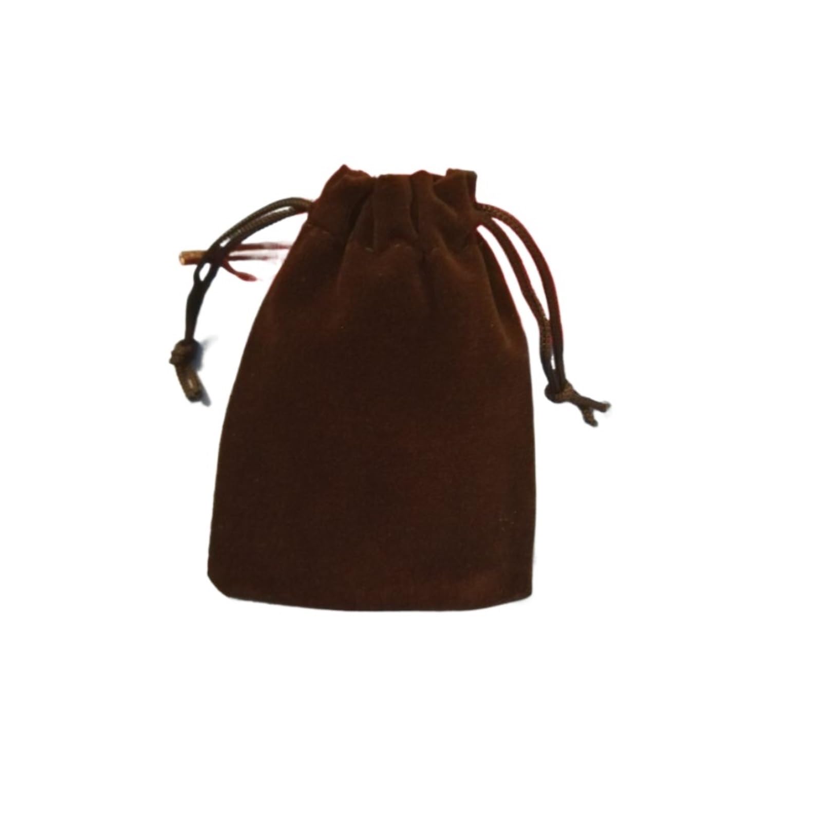 SHENJMAI Velvet Jewelry Pouches 1000pcs/Lot Velvet Bags Jewellery Pouches 5x7 7x9 9x12 cm Drawstring Wedding Packaging Bag(Brown,5x7cm)