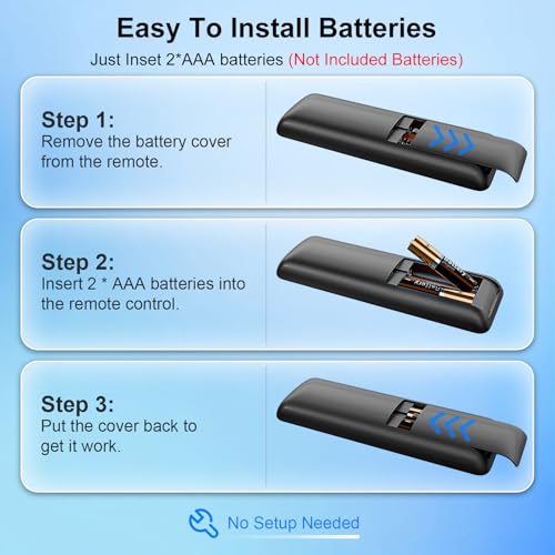 Image of (Pack of 2) Replacement for Roku-TV-Remote-Control, for TCL Roku /Onn Roku /Hisense Roku /Sharp Roku /Philips Roku Series Smart TVs (Not for Roku Stick, Box, Premiere and Players)