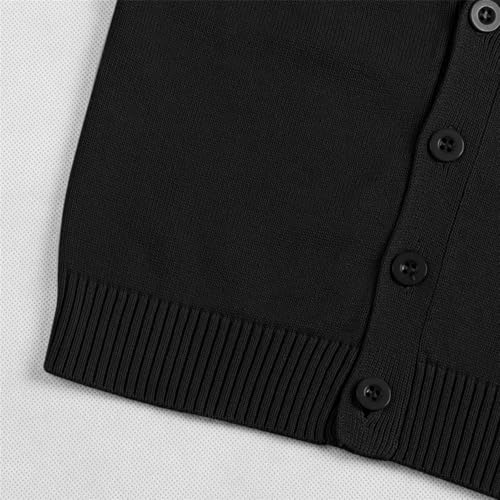 Kids Girls Knit Cardigan Sweaters Baby V Neck Long Sleeve Button Up Sweater Fall Winter Cute Trendy Warm Jackets3