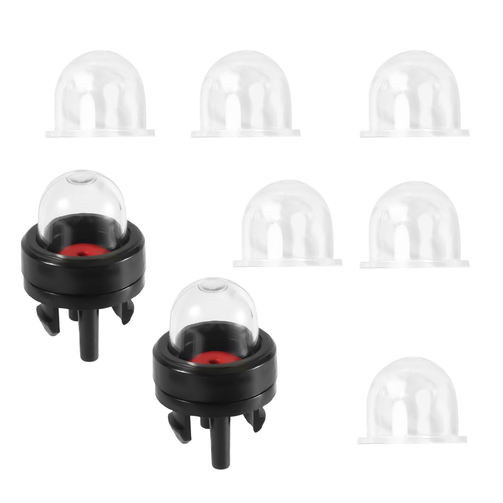 lasuroa 2pcs Snap in Primer Bulbs Pump & 6pcs Carburetor Primer Bulb Replacements, for Walbro 188-512-1 WT-23A Poulan Echo Craftsman Homelite Bolens Husqvarna Chainsaw Weedeater Gas Blower & Trimmer