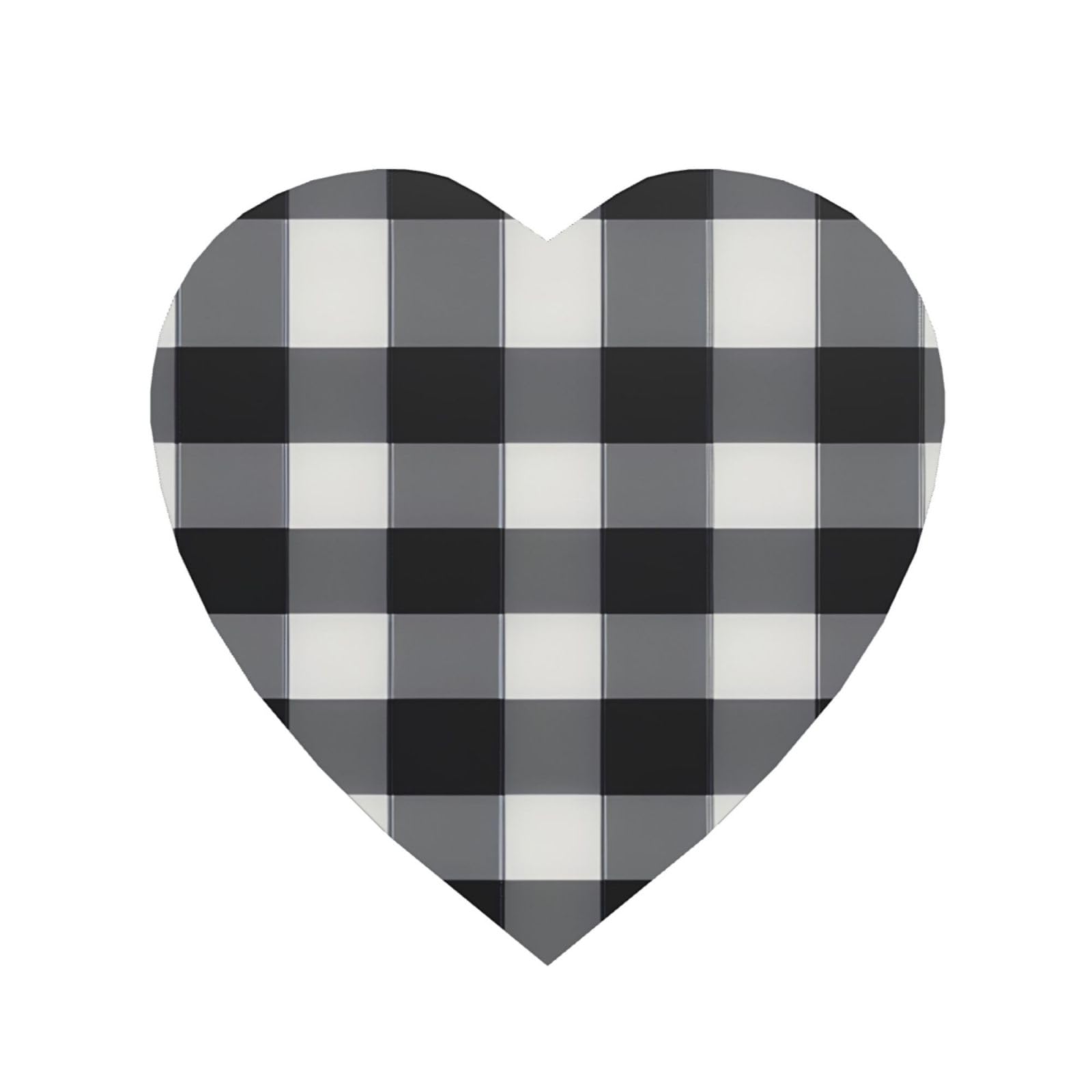 Black White Plaid Print Soft Magnetic Fridge Magnets Decor for Home, Office and Present Giving