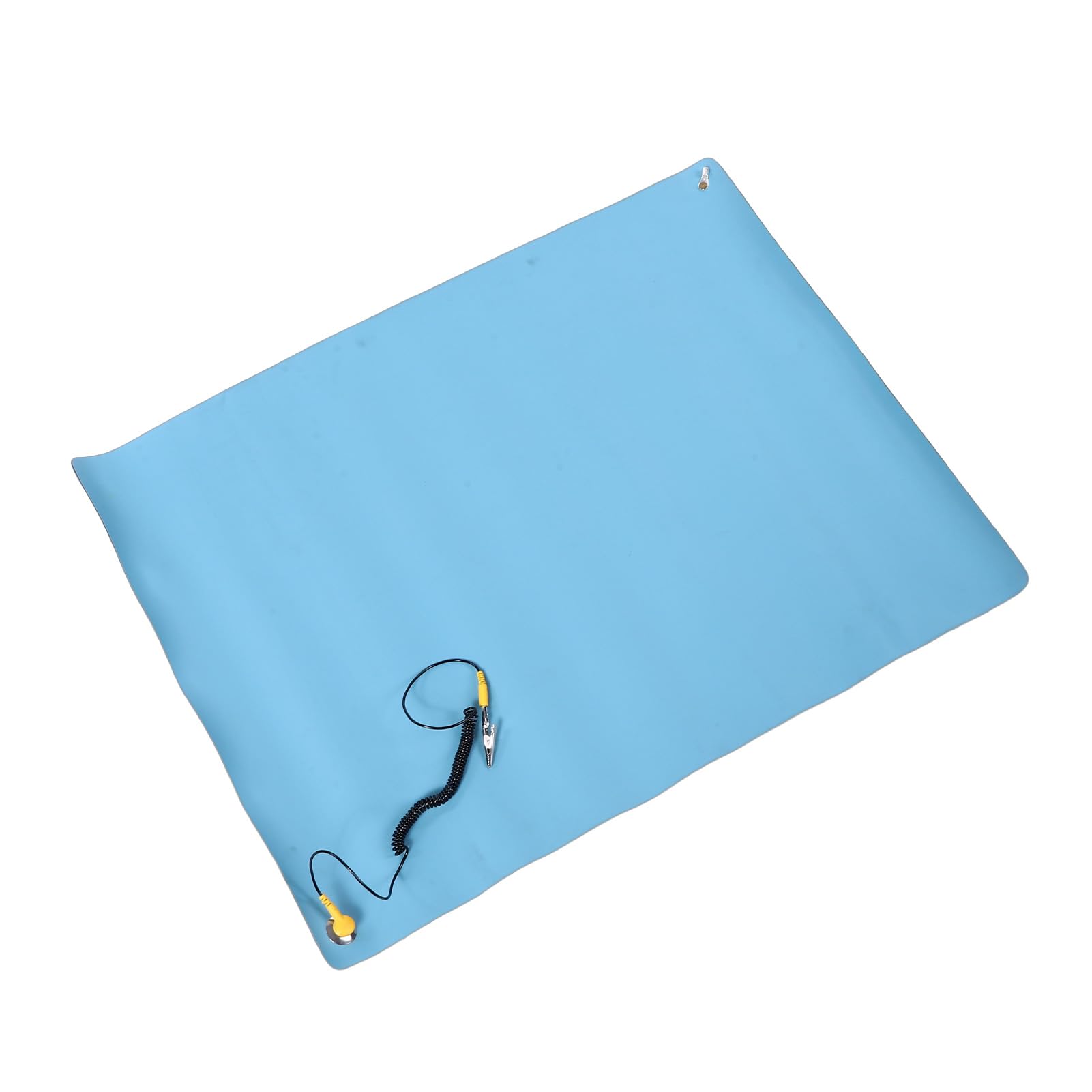 Antistatische Matte, ESD-Matte für Elektronikreparaturen, Flexible Gummimatte mit 5,9 Fuß Erdungskabel, Ideal für PC-Computerbau, Elektronische Montage und Labor, 26,4 X 20,1 Zoll