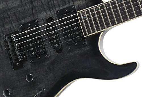 Rocktile Pro J150-TB Guitare électrique Transparent Black avec accessoires - Les Beatles, Paul McCartney, John Lennon, RIngo Starr, George Harrison Rocktile Pro J150-TB Guitare électrique Transparent Black avec accessoires – Image 3