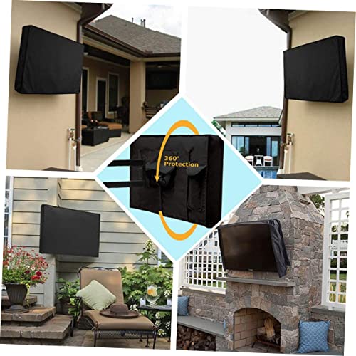 Housse protection TV extérieure étanche couverture inférieure écran intempéries - 5