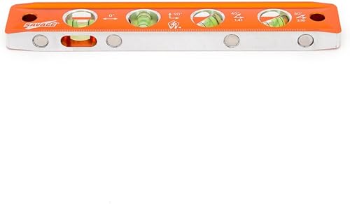 Miniatura 6 de Calculated Industries Herramienta de calculadora matemática 4095 Pipe Trades y Swanson TL043M Nivel de torpedo magnético salvaje de 9 pulgadas