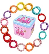 MiDoDo 200PCS Baby Hair Ties Kids 2mm Hair Bands Bobbles No Crease Hair Elastics Small Ponytail H...