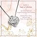 Larvincy To My Daughter Necklace From Dad With Heartfelt Message & Elegant Box, Gifts For Daughter From Father, Beautiful Jewelry Gift From Love Daddy On Graduation, Birthday, Wedding, Christmas