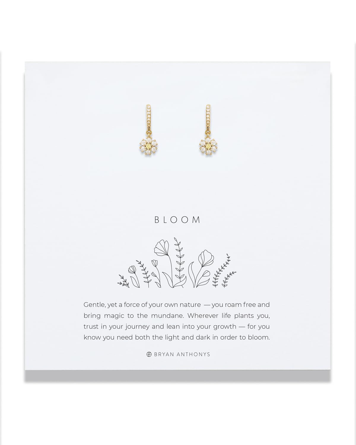 Bryan AnthonysBloom Huggie Earrings 14K Gold