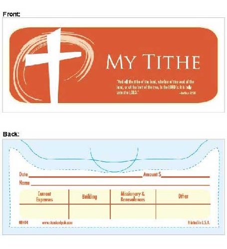 MY TITHE ENVELOPE-500: SUPPLIES, CHURCH: 9786503200697: Books - Amazon.ca