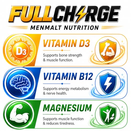 Image of Lakshmi Krishna Naturals Full Charge Men Malt - Premium Herbal & Nutritional Blend (250g) | Coffee Flavoured Daily Nutritional Supplement for Men