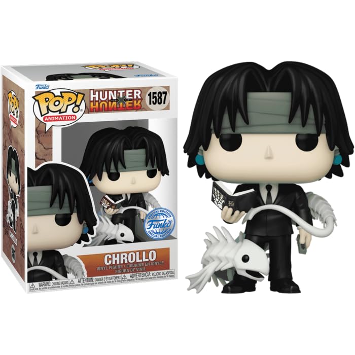 Funko Pop! Animation: Hunter X Hunter - Chrollo Lucilfer Exclusive #1587, White - Image 2