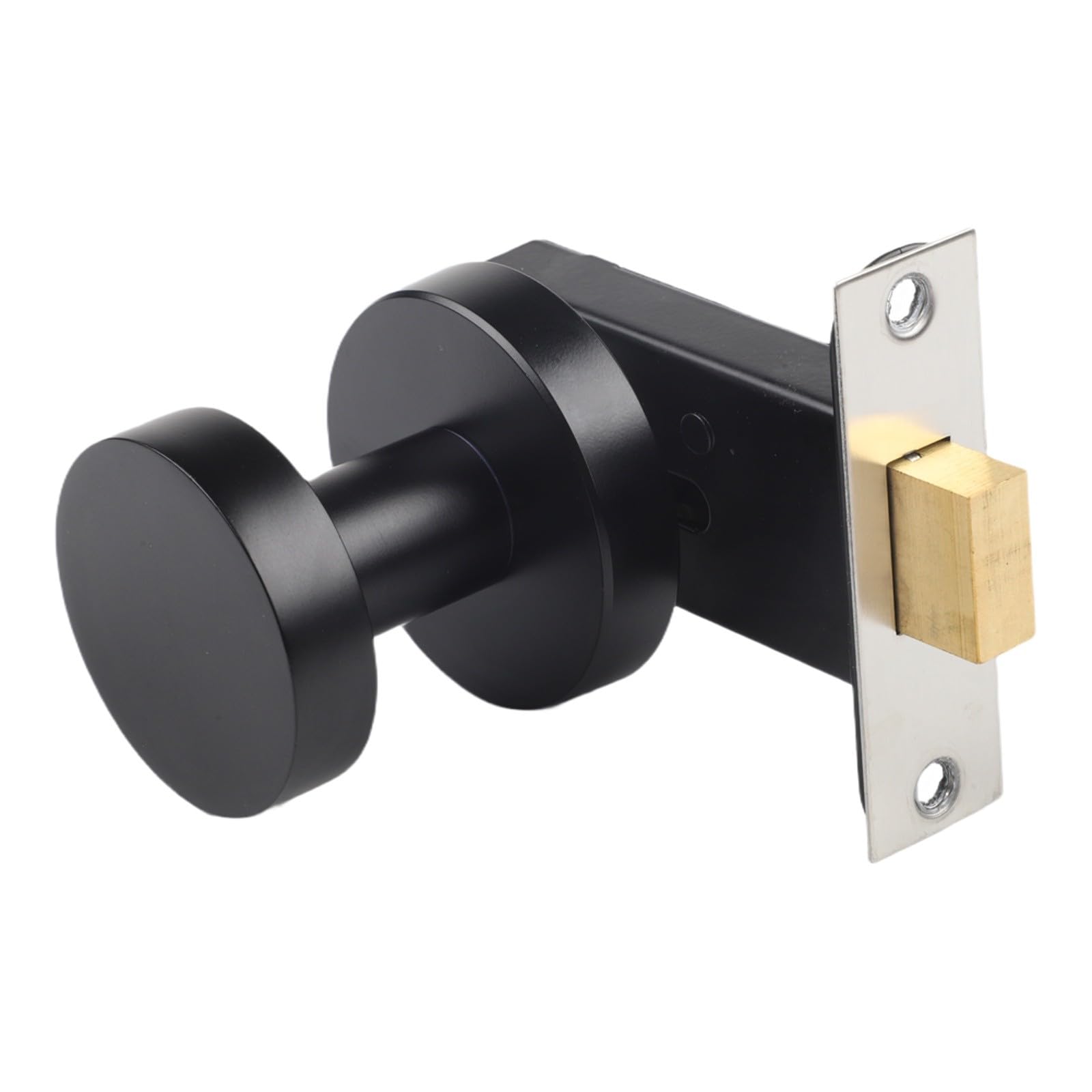 Serrure de porte invisible avec poignée ronde de sécurité intérieure