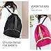 JELUTAR Drawstring Backpack Gym Bag with Shoes Compartment for Soccer, Basketball, Swim, Water-Resistant String Backpack Beach Cinch for Women Men