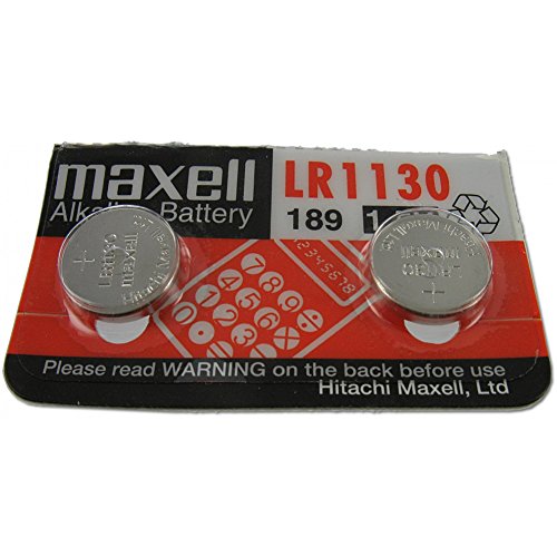 Pile maxell alcaline LR1130 1.5v LR54 Blister 2 piles