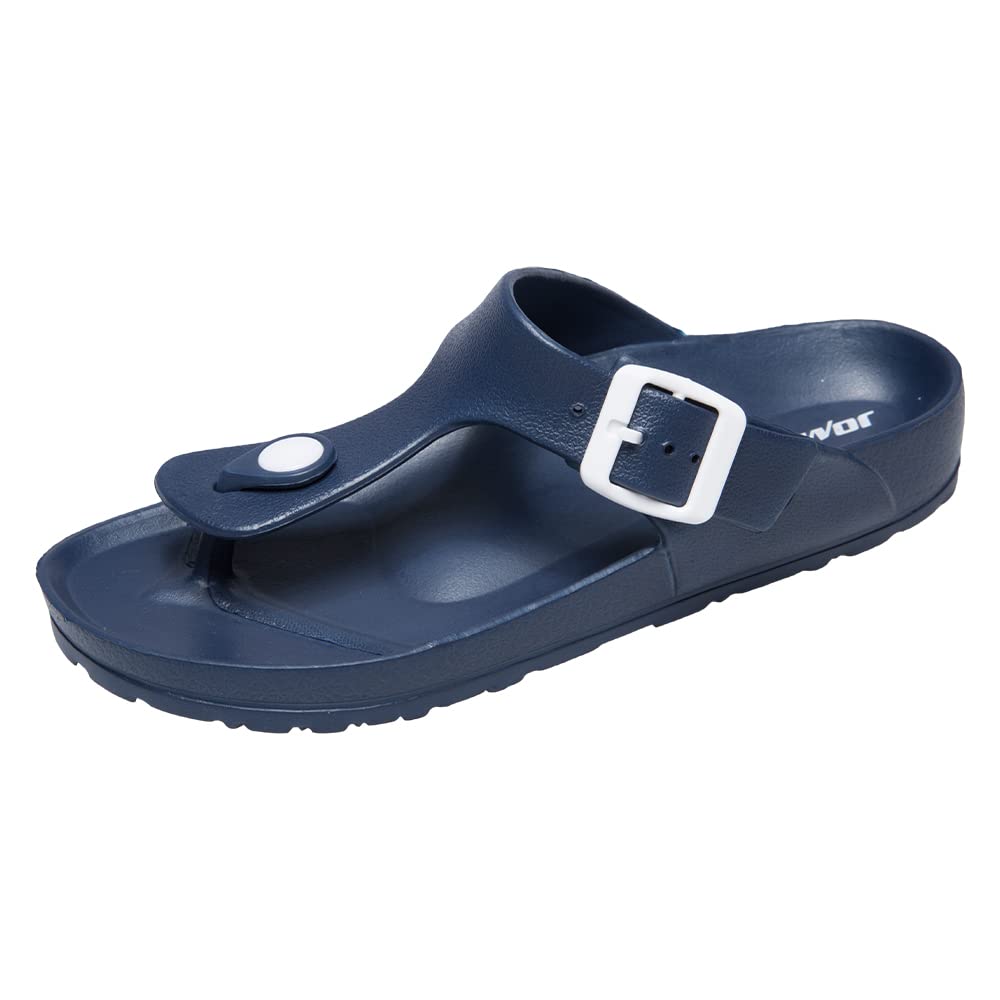 JOMIX Flip Flops Damen Sommer Verstellbar Schnalle Sandalen Elegant Badelatschen Meer Pool Strand Schwimmen Badeschlappen Gummi Schlappen Hausschuhe