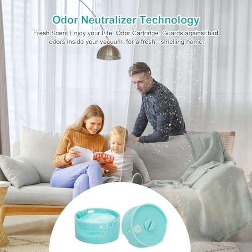 Image of HZ3002 Filter Replacement & Odor Neutralizer Cartridge for Shark HZ3002 HZ3000 HZ4001AMZ HZ4002 Stratos Ultralight Corded Stick Vacuum Cleaner,Replace Parts XFFKHZ3000 XHFHZ3000,Filter and Odor Set