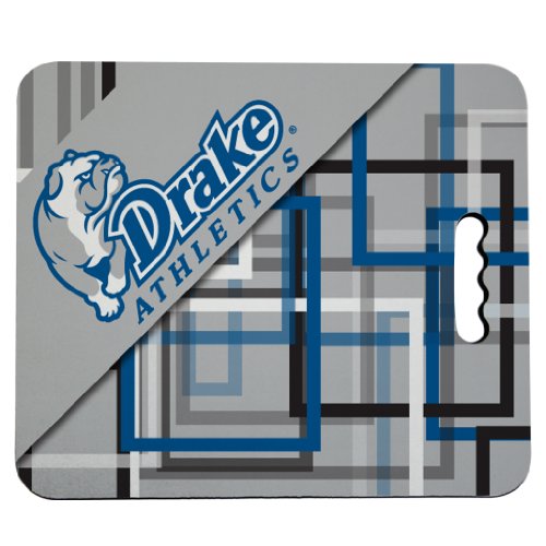 VictoryStore Outdoor Seat Cushions - Drake University Stadium Seat Cushion - Squares Design