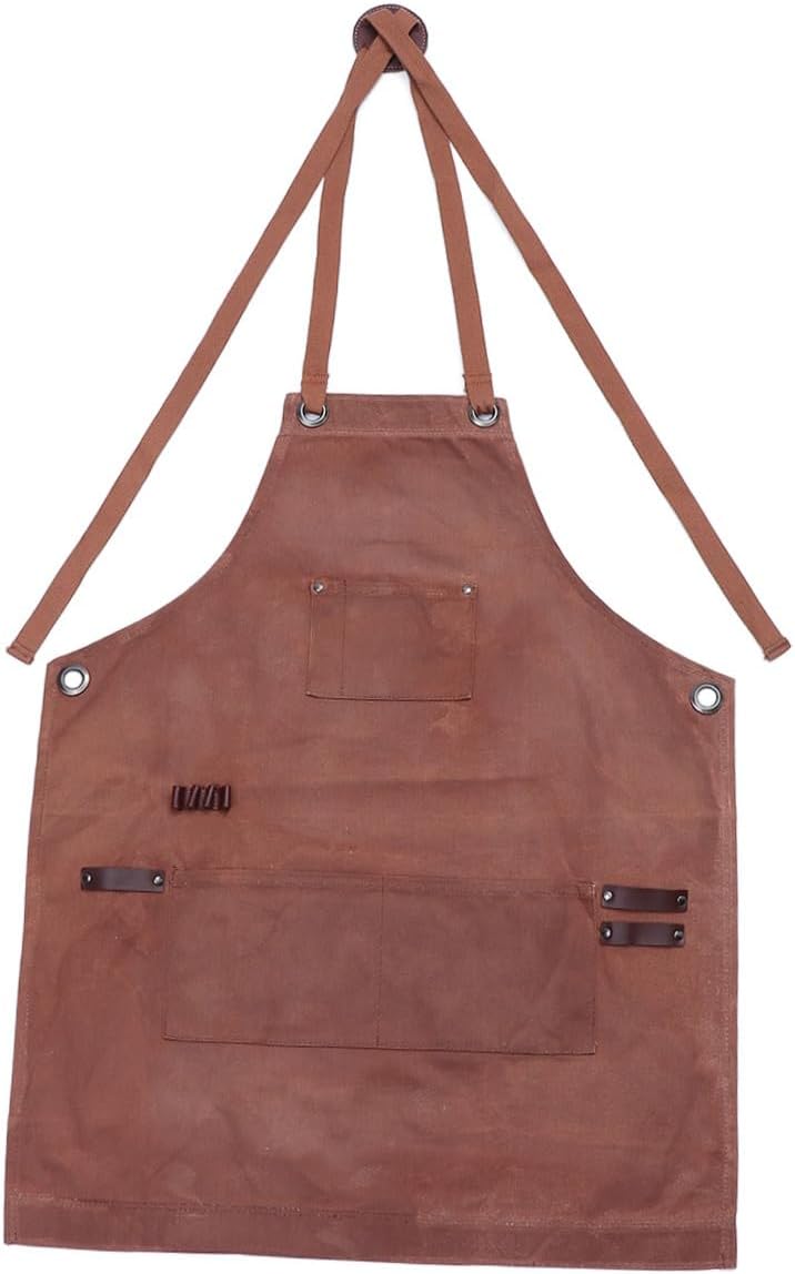 Carpenter Vest Logging Apron Canvas Apron Pockets for Handyman Electric Welding