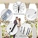 14 Pack Clear Wedding Umbrellas Bulk Transparent Auto Open Stick Umbrellas Windproof Waterproof Large Canopy Umbrella with White J Hook Handle for Wedding Bride Groom Photography Golf Outdoor