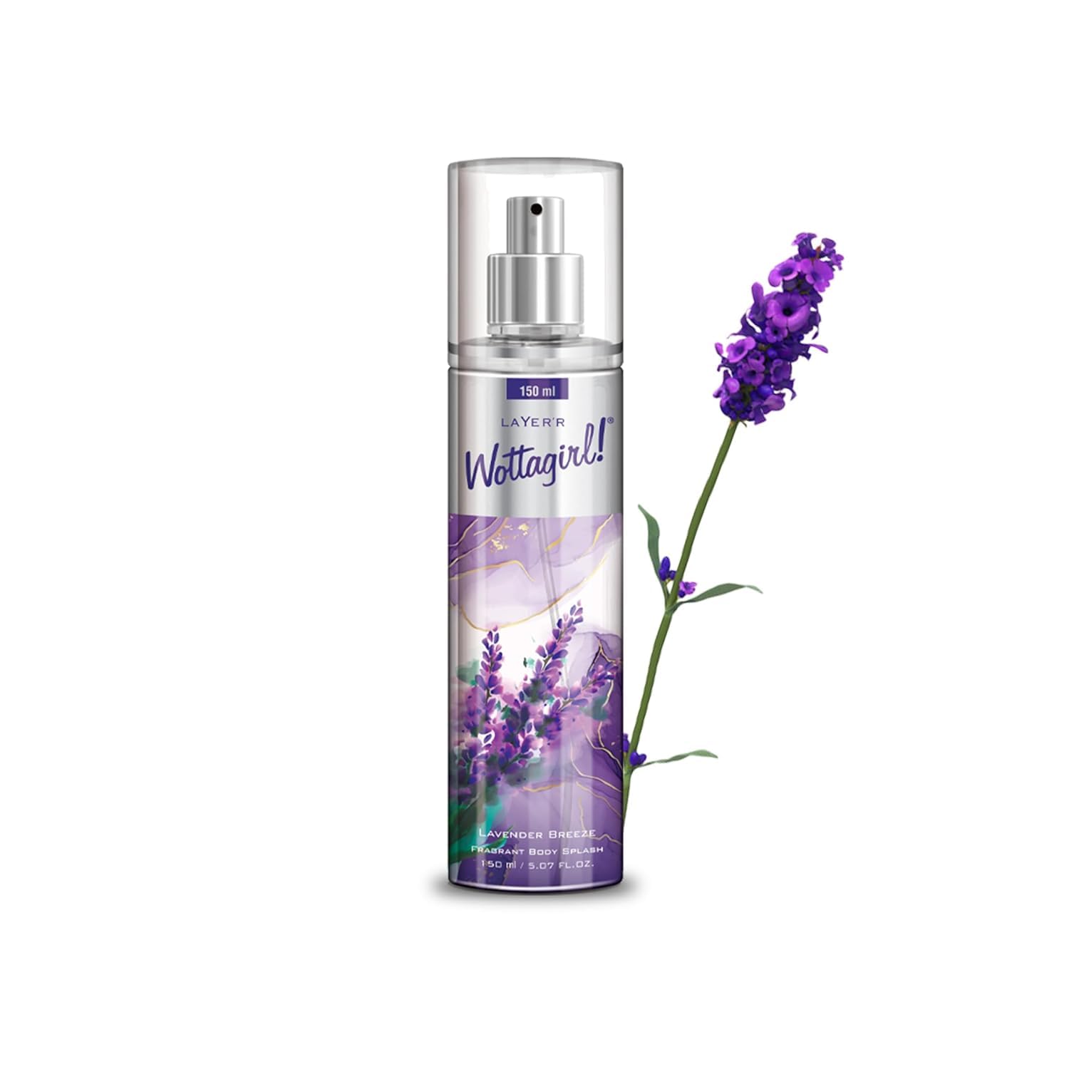 Lavender Breeze Body Splash, 150ml | Long-Lasting Floral Fragrance for Women | Dreamy Lavender Notes | Soothing Scent, Skin-Friendly & IFRA Certified-image-45