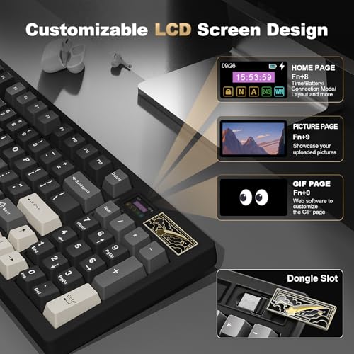 YUNZII IF99 96%レイアウト ワイヤレス ゲーミングキーボード の商品画像 2