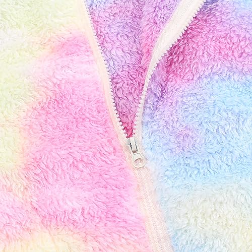 Image of JESKIDS Girls' Boys Sherpa Fleece Vest Outwear Lightweight Solid Color Cute Jacket with Pockets 2-11 Years