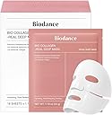 BIODANCE Bio-Collagen Real Deep Mask, Hydrating Overnight Hydrogel Mask, Pore Minimizing, Plumping, Elasticity Improvement, Korean Skincare, Stocking Stuffers for Teen Girls | 1.19oz(34g) x 16ea