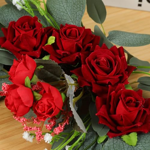 Fleurs artificielles pour arche de mariage haut de gamme, décor de table - 4