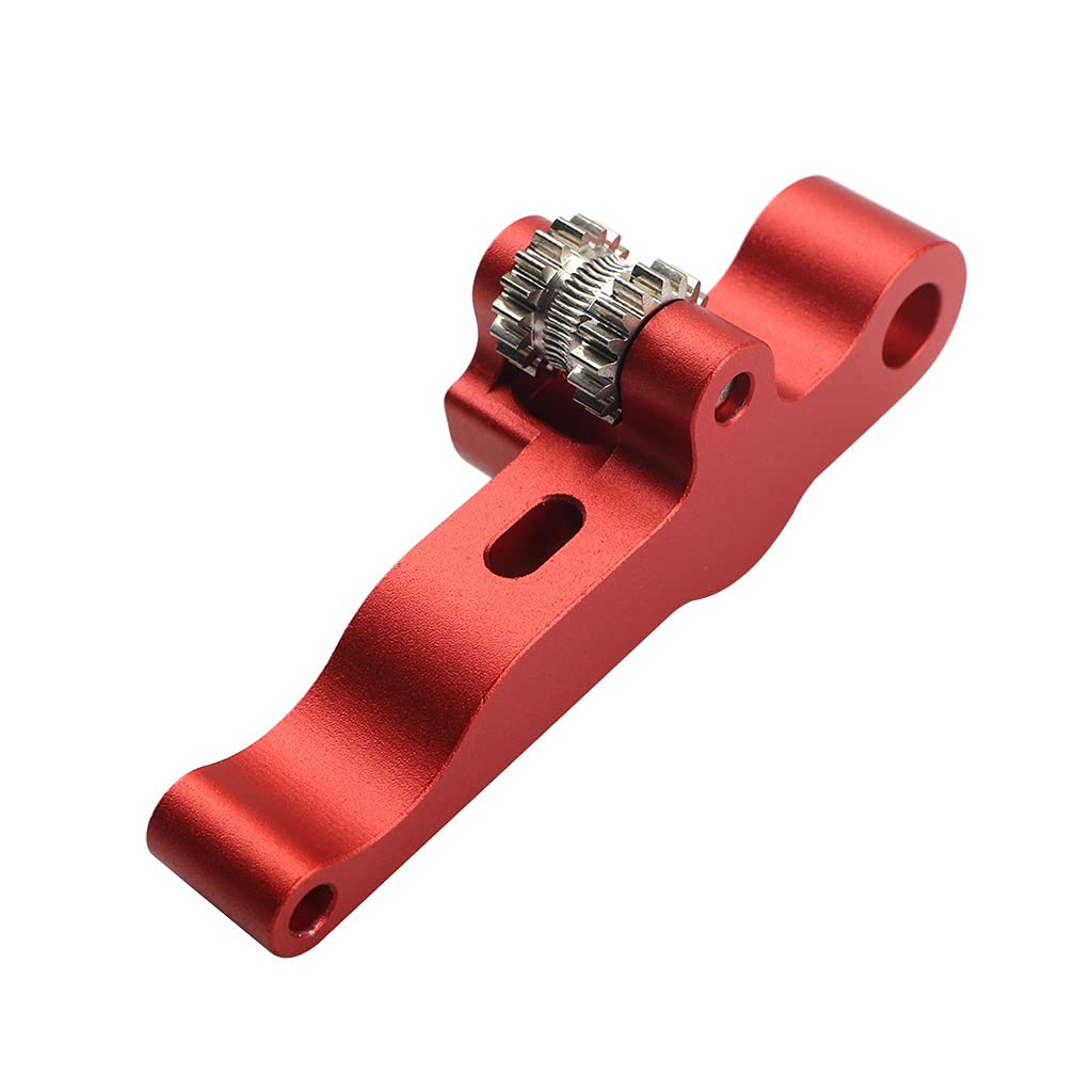Extrudeuse MK8 pour imprimante 3D Version améliorée Ender-3/3s/v2 Double vitesse/poulie Installation courte portée Plaque de fixation