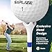 SAPLIZE Professional 120 Pack Plastic Golf Tees (100 Driver Tees + 20 Iron/Hybrid Tees), Low Friction & Resistance, 4 Prong Golf Tees
