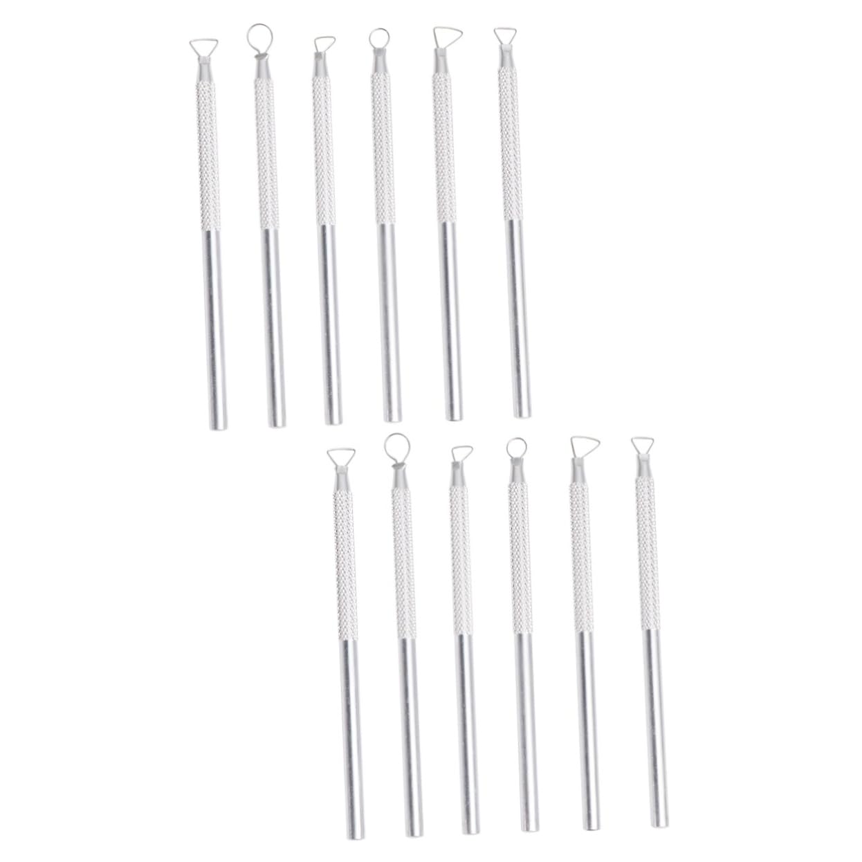 ARTIBETTER 3sets 6pcs Clay Sculpting Tools Set Aluminum Rods for Carving Molding and Modeling for Beginners and Professionals Versatile Clay Carving and Sculpting Instruments 6pcs*3