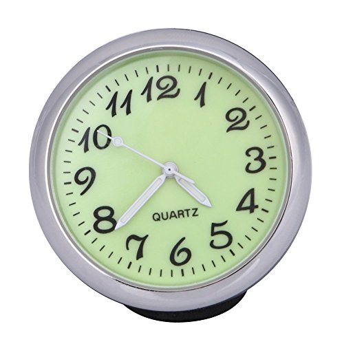 Anki Car Dashboard Clock Table Classic Small Round Analog Quartz Clock,High And Low Temperature Resistance (Luminous) #TOP1