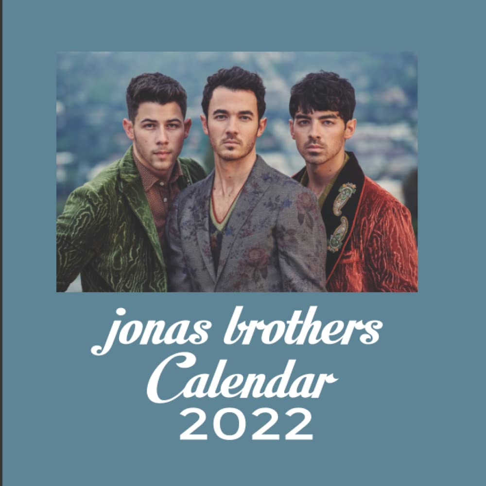 Official Jonas Brothers Calendar 2022: Calendar 2022 Monthly Planner Monthly Square Celebrity Calendar 2022-2023,12 month,Amazing Gift