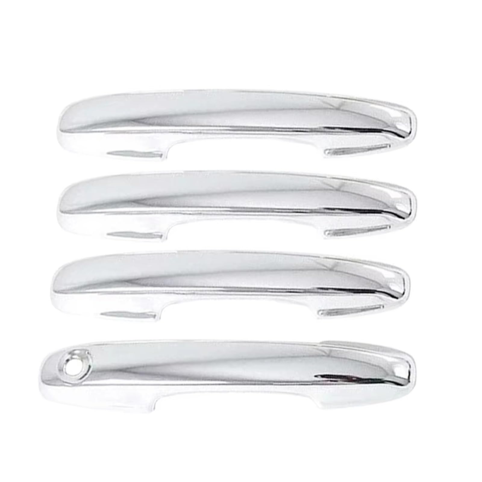 Zcxfdthf Chrome Door Handle Covers Part Compatible With For Kuga For Escape 2020 2021 Car Exterior Door Handle Cover Trim Styling Accessories Set(Chrome)