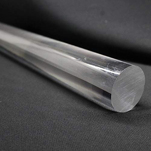 Image of Acrylic Lucite Rod Dowel - 1.25 inch (32mm) x 24 inch (610mm) - One Rod (Clear)