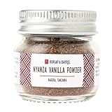 Burlap & Barrel Nyanza Vanilla Powder - Sweet, Classic Vanilla Flavor with Date-Tannin Aroma...