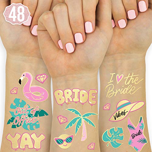Xo, fetti bachelorette pool party tattoos - 48 glitter styles | b…
