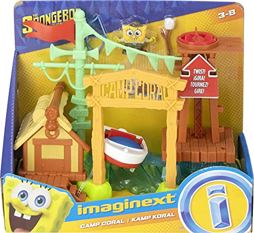 Bob Esponja Camp Coral, Imaginext, Multicolorido, GNG60, Mattel